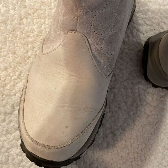 The North Face Women's Beige Winter Boots Size 6.5 Waterproof Insulated Mid-Calf - Picture 9 of 10